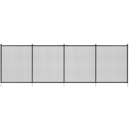 Versatile Pool Barrier with Corrosion-Resistant Supports and Durable Mesh