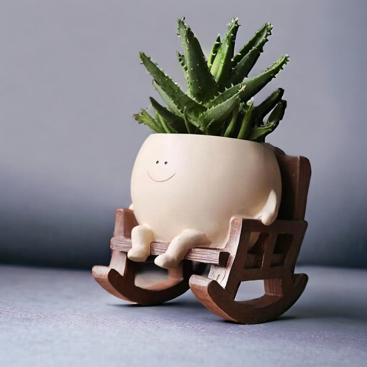 Cheerful Character Planter for Indoor Greenery