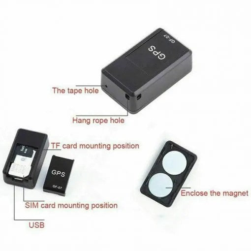 Compact Magnetic Vehicle Locator with Real-Time Tracking