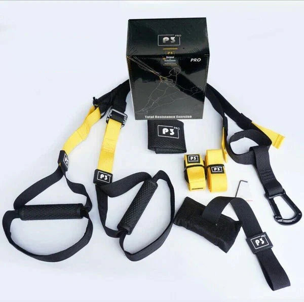 Versatile Suspension Workout Kit with Customizable Straps and Anchor