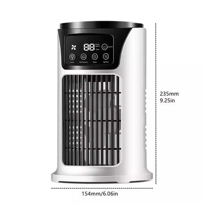 Compact Cooling Unit with Oscillating Feature and Cotton Filter