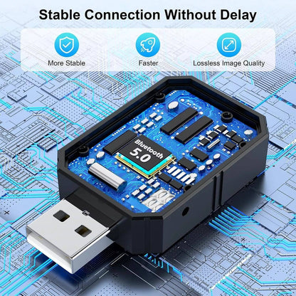 Plug and Play Smart Box for Factory Wired Head Units - Wireless CarPlay & Android Auto Adapter