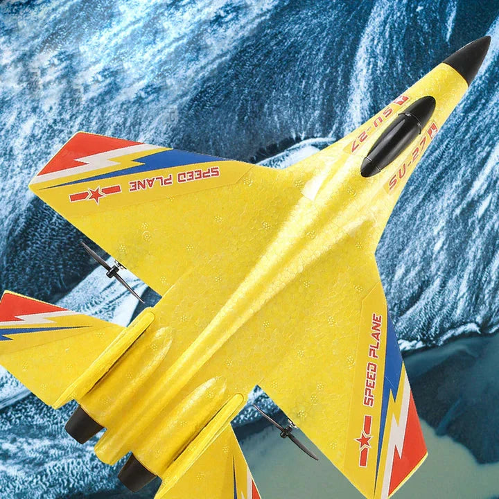 High-Flying RC Aircraft with Soft Impact Nose and Sturdy Frame