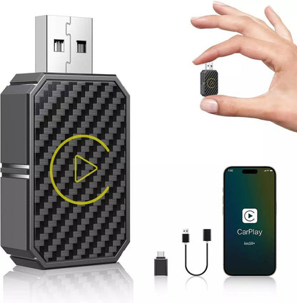 Plug and Play Smart Box for Factory Wired Head Units - Wireless CarPlay & Android Auto Adapter