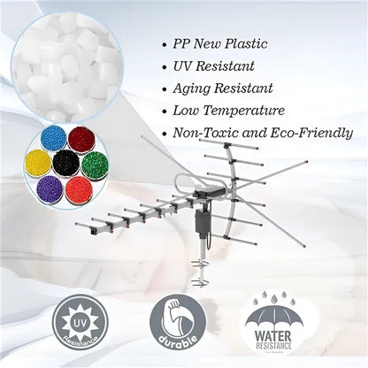 All-Weather 360° HD TV Antenna for Unmatched Clarity