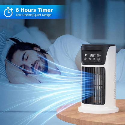 Compact Cooling Unit with Oscillating Feature and Cotton Filter