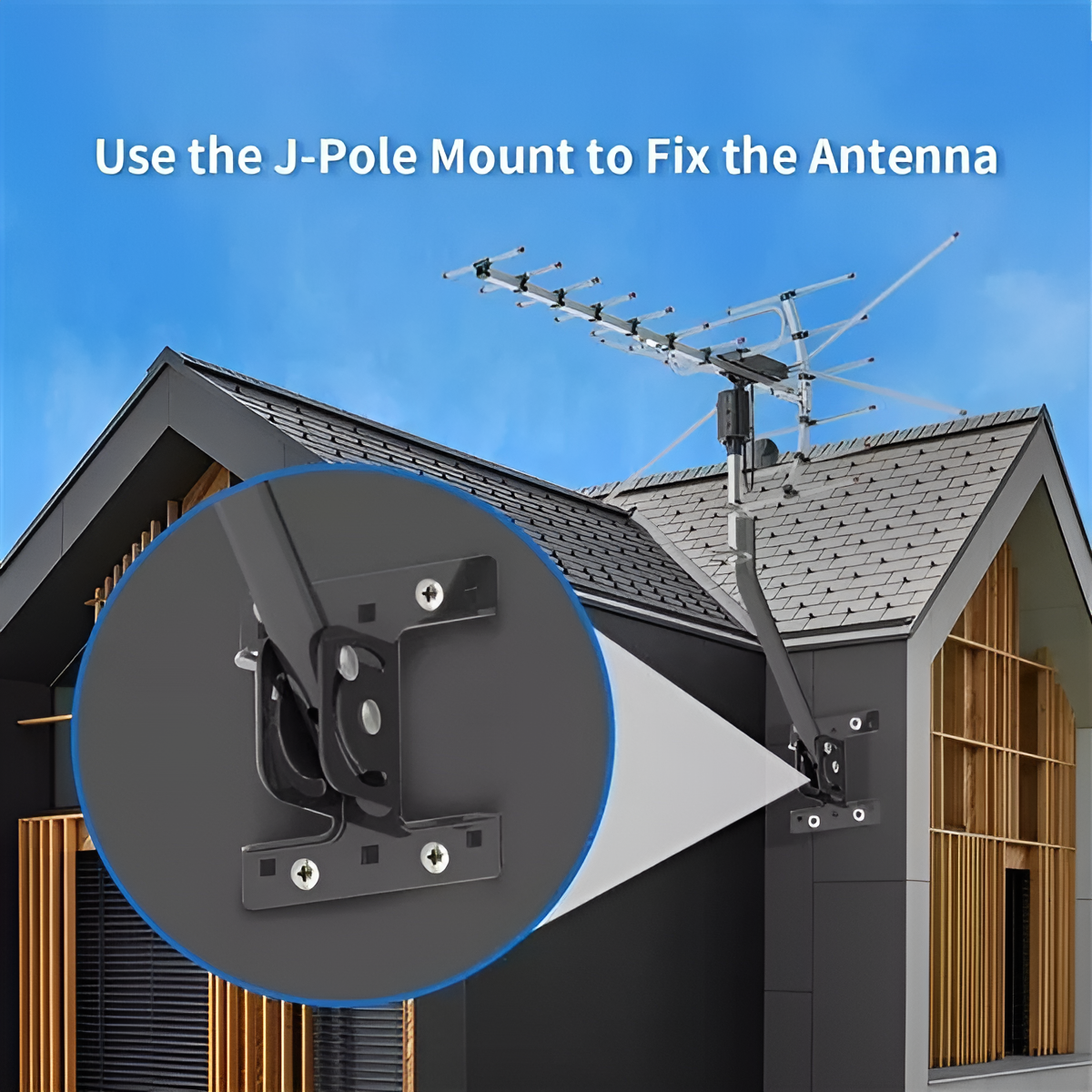 All-Weather HD Antenna with 360° Automatic Signal Tracking
