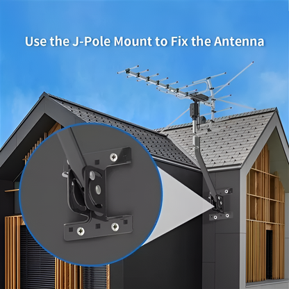 All-Weather HD Antenna with 360° Automatic Signal Tracking