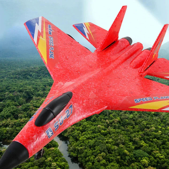 High-Flying RC Aircraft with Soft Impact Nose and Sturdy Frame