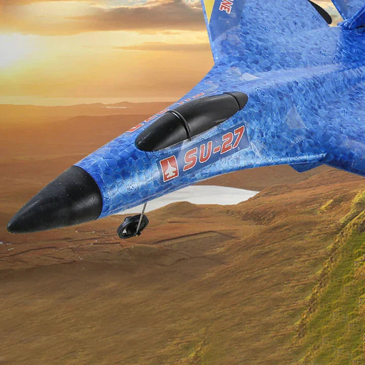 High-Flying RC Aircraft with Soft Impact Nose and Sturdy Frame