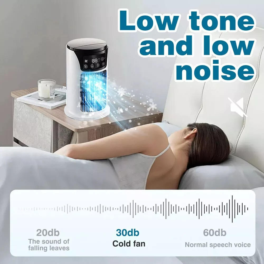 Compact Cooling Unit with Oscillating Feature and Cotton Filter