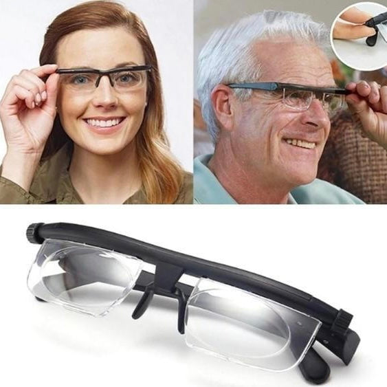 Versatile Focus Glasses with Adjustable Lenses