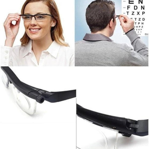Versatile Focus Glasses with Adjustable Lenses