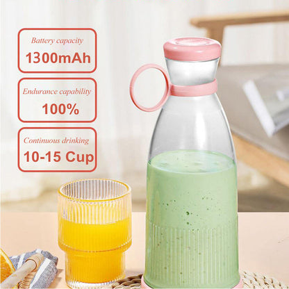 Rechargeable Smoothie Maker with Stainless Steel Blades, 350ml