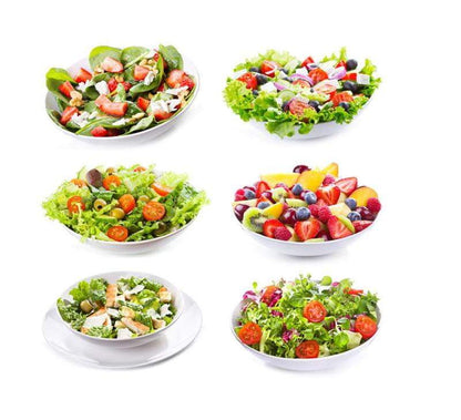 Effortless Salad Slicer with Safety Features and Compact Design