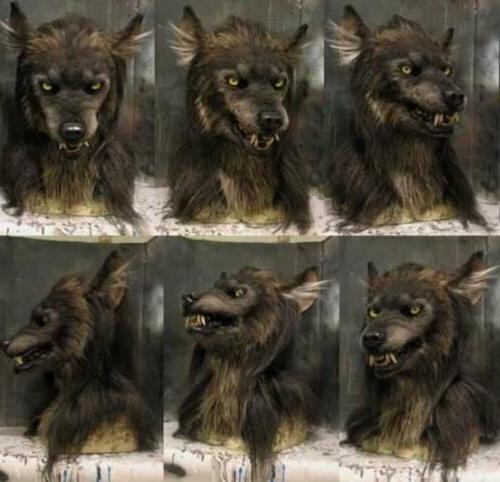 Lifelike Wolf Head Mask with Breathable Fit for Events