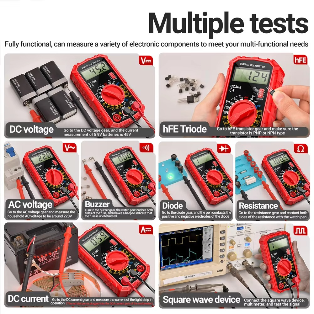 Precision Digital Multimeter for Comprehensive Electrical Testing