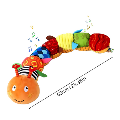 Interactive Melody Caterpillar Plush Toy for Infants