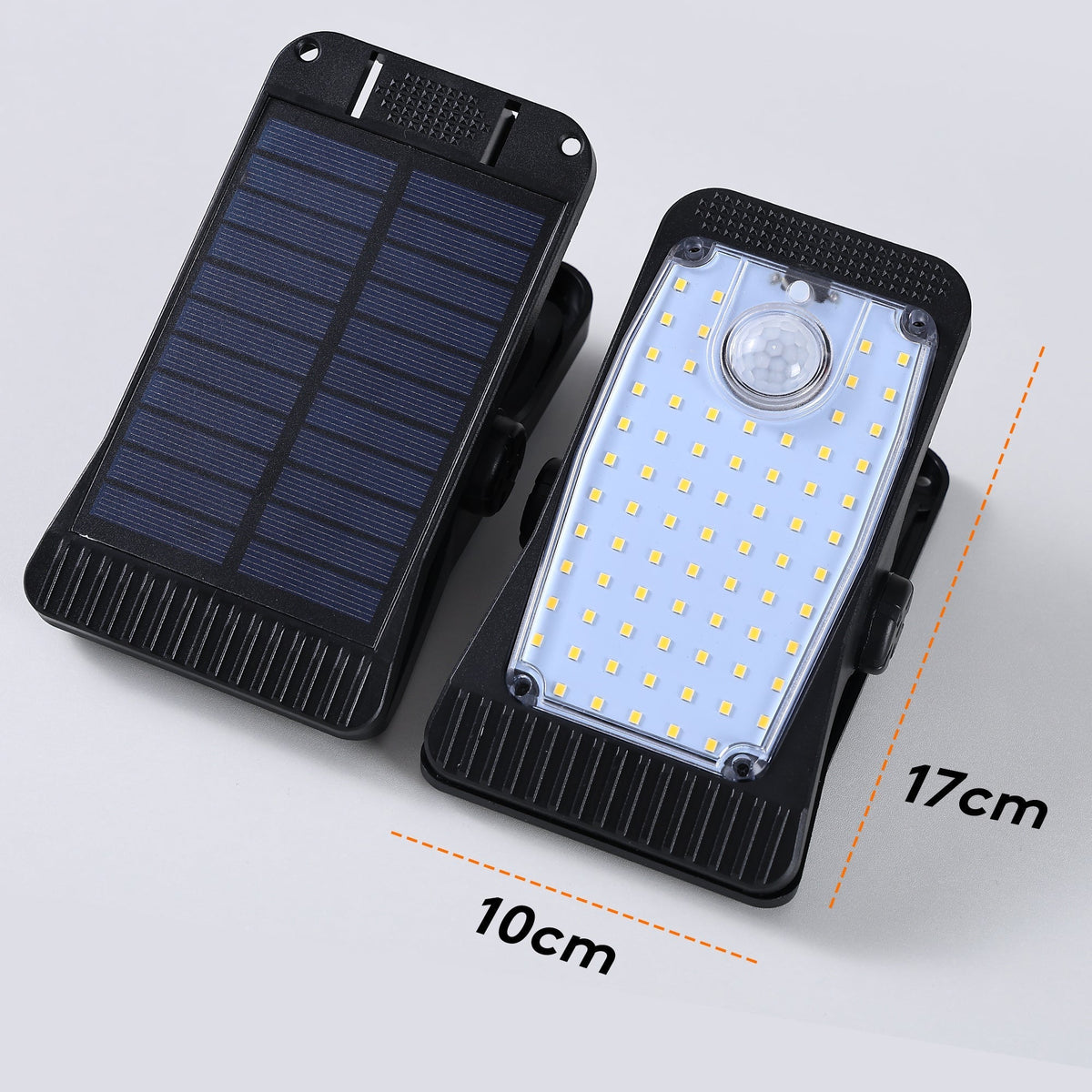 2-Pack of Clip Lights with Solar Motion Detection