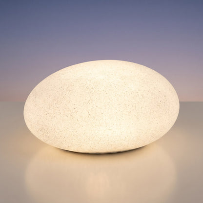 Remote-Controlled Garden Lamp in Stone Shape with LED Light