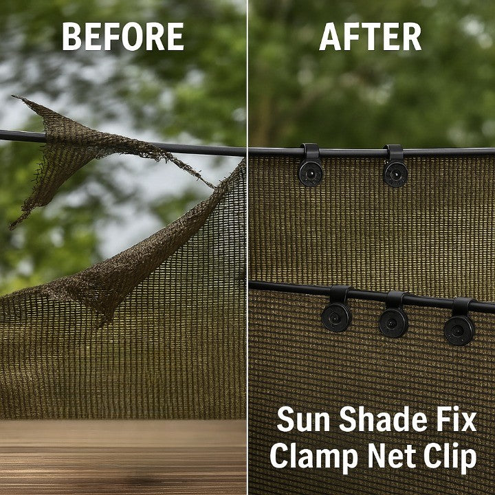 Versatile Shade Holder with Spring Grip and UV Protection