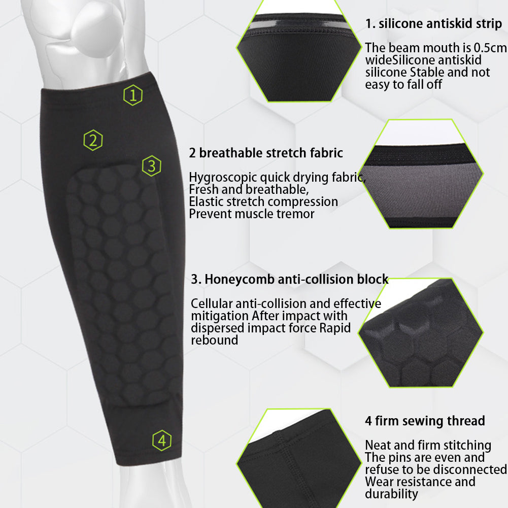 Ultimate Calf Shields with Shock-Absorbing Padding and Grip Technology
