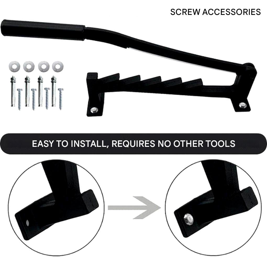 Effortless Wall-Mounted Wood Splitter with Durable Steel Blade