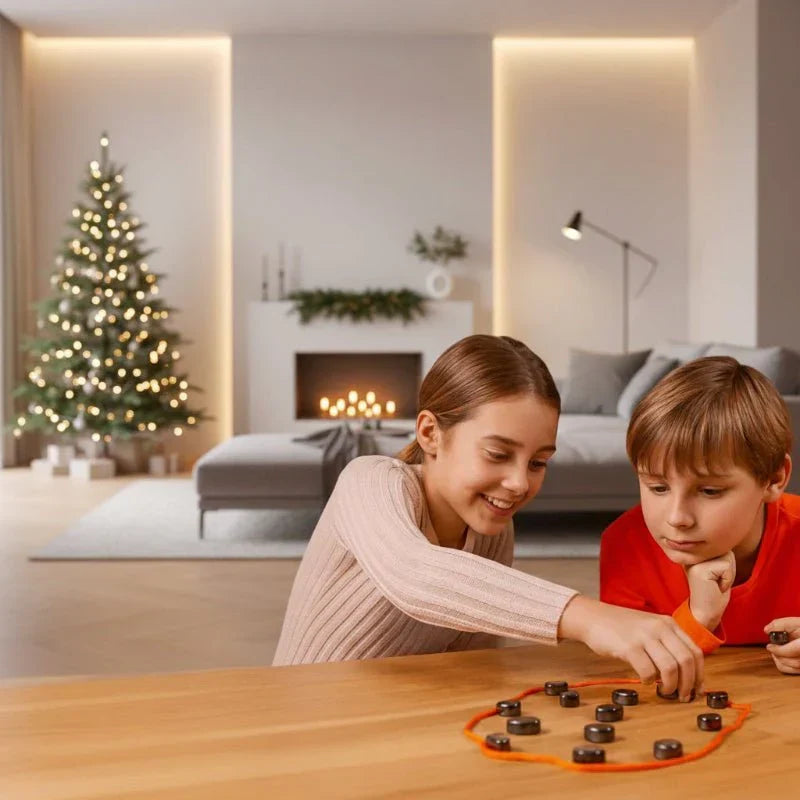 Travel-Friendly Magnetic Chess Set for Strategic Play