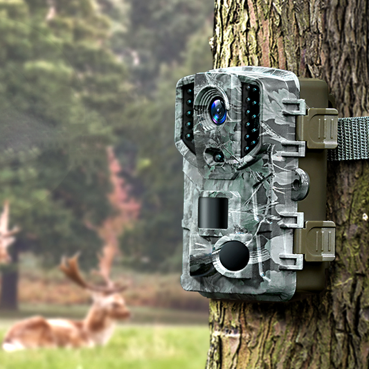 1080P 24MP Wireless Trail Camera for Wildlife with Night Vision, IP65 Waterproof, 120-Degree Angle