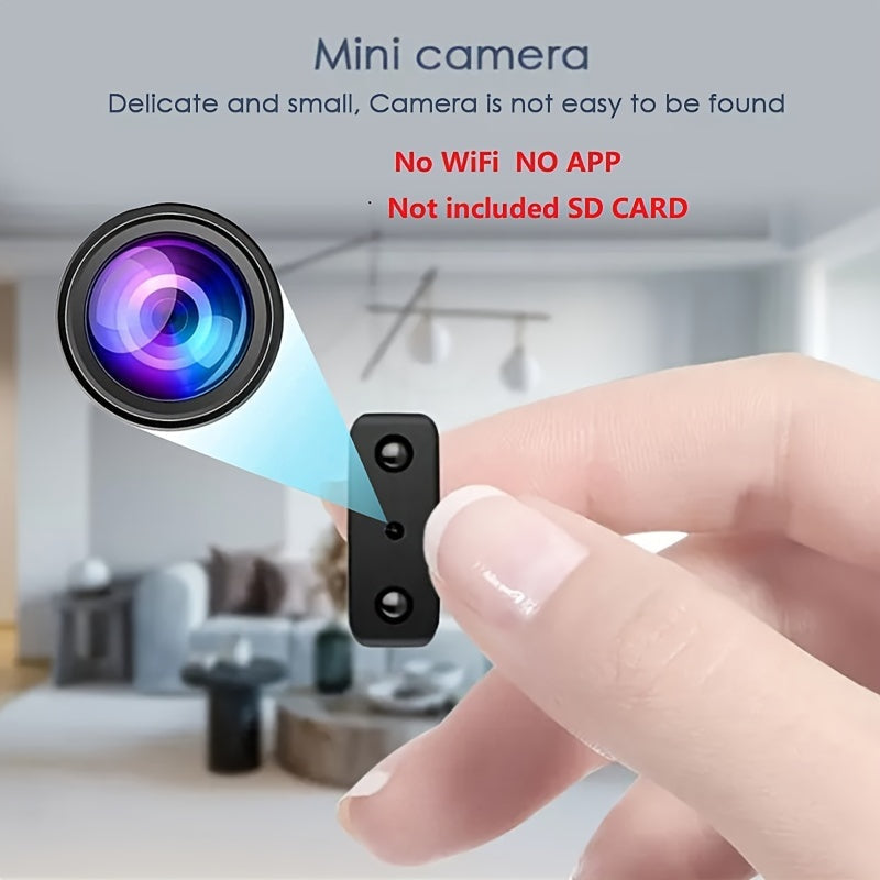 Compact Full HD Security Camera with Night Vision and Alerts