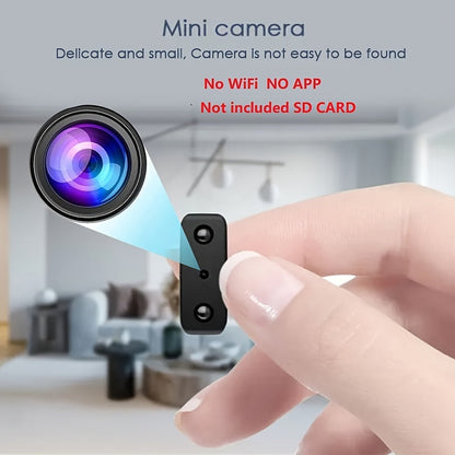 Compact Full HD Security Camera with Night Vision and Alerts