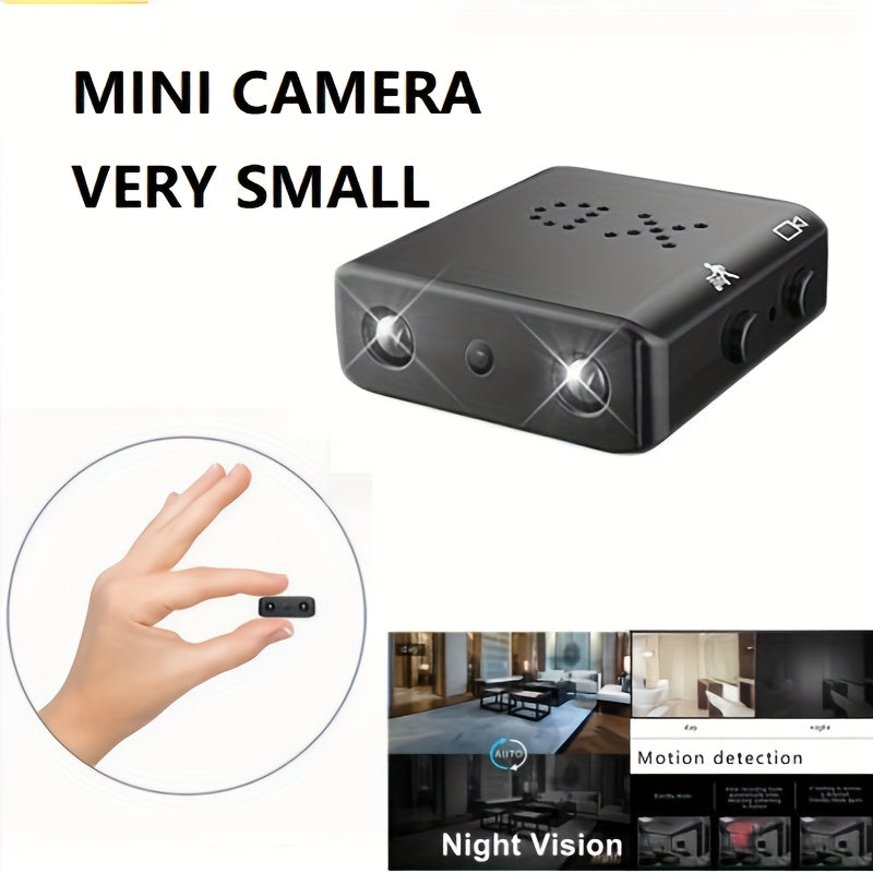 Compact Full HD Security Camera with Night Vision and Alerts