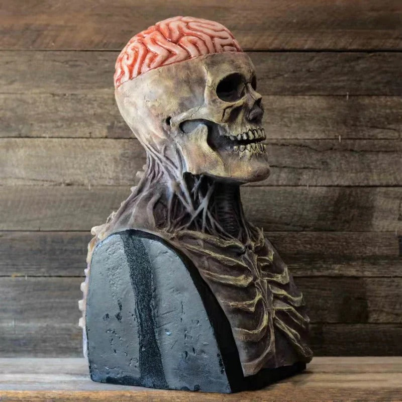 Creepy Skeleton Ensemble with Realistic Mask and Bodysuit