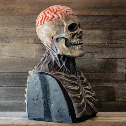 Creepy Skeleton Ensemble with Realistic Mask and Bodysuit