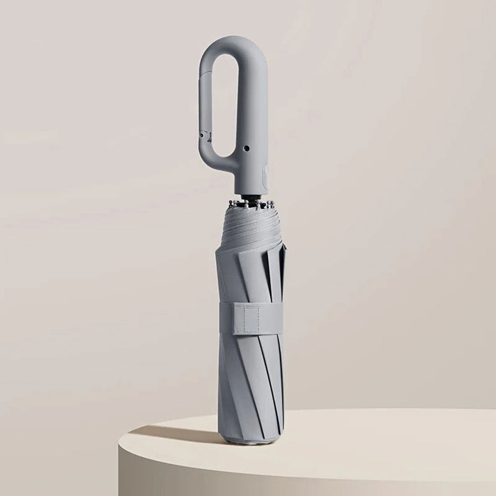 Compact Folding Umbrella with Wind-Resistant Frame and UPF50+ Protection