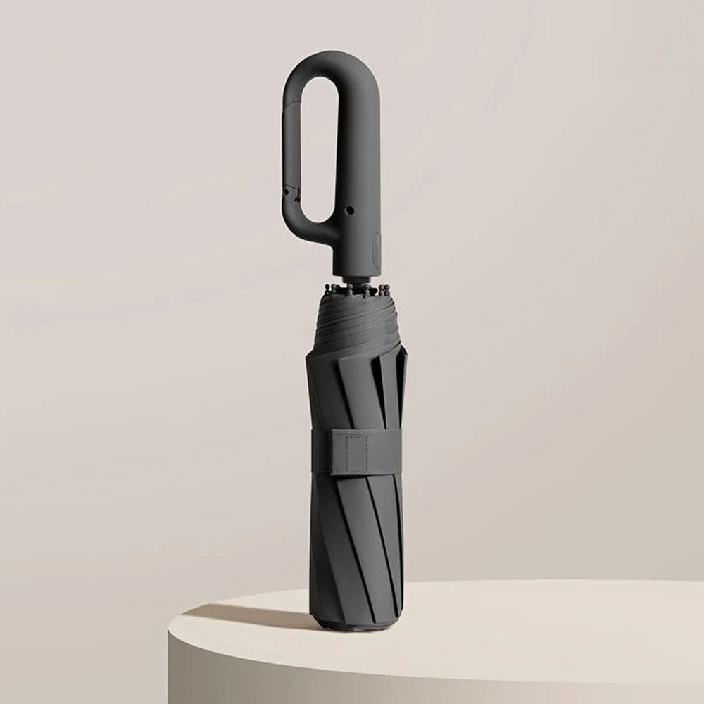 Compact Folding Umbrella with Wind-Resistant Frame and UPF50+ Protection