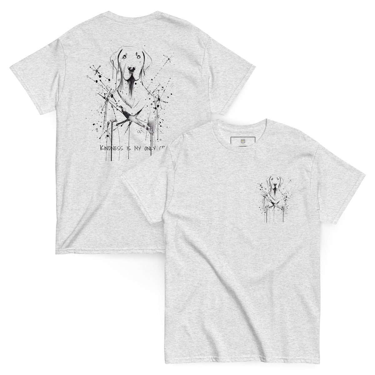 Charming Dog Lover's Tee with Unique Artwork and Comfortable Fit