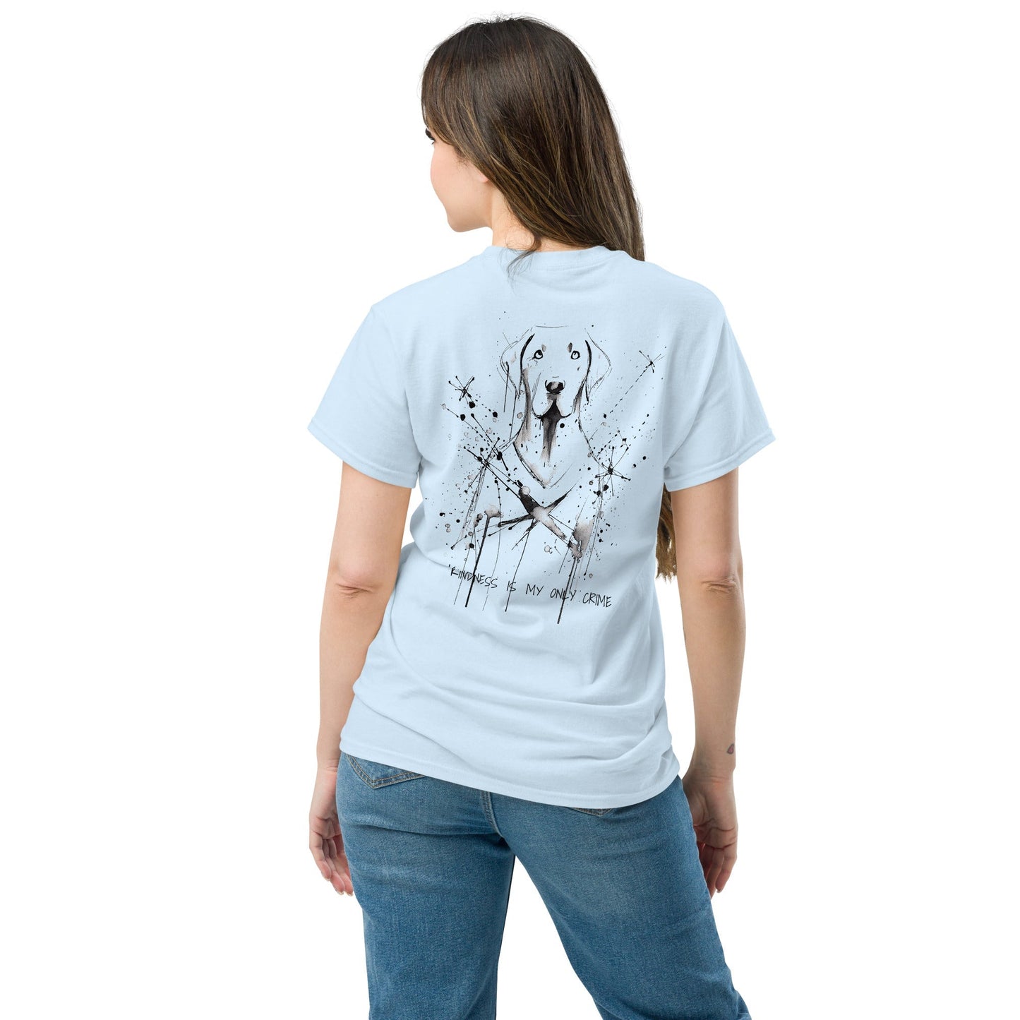 Charming Dog Lover's Tee with Unique Artwork and Comfortable Fit