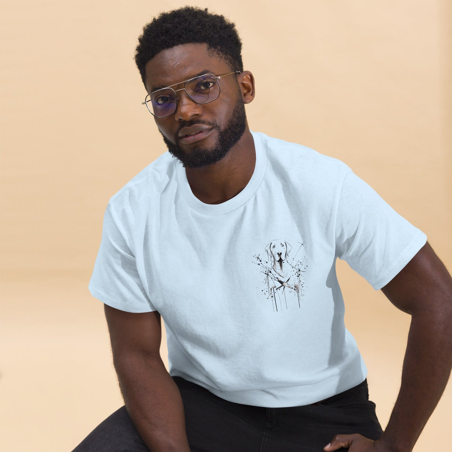 Charming Dog Lover's Tee with Unique Artwork and Comfortable Fit