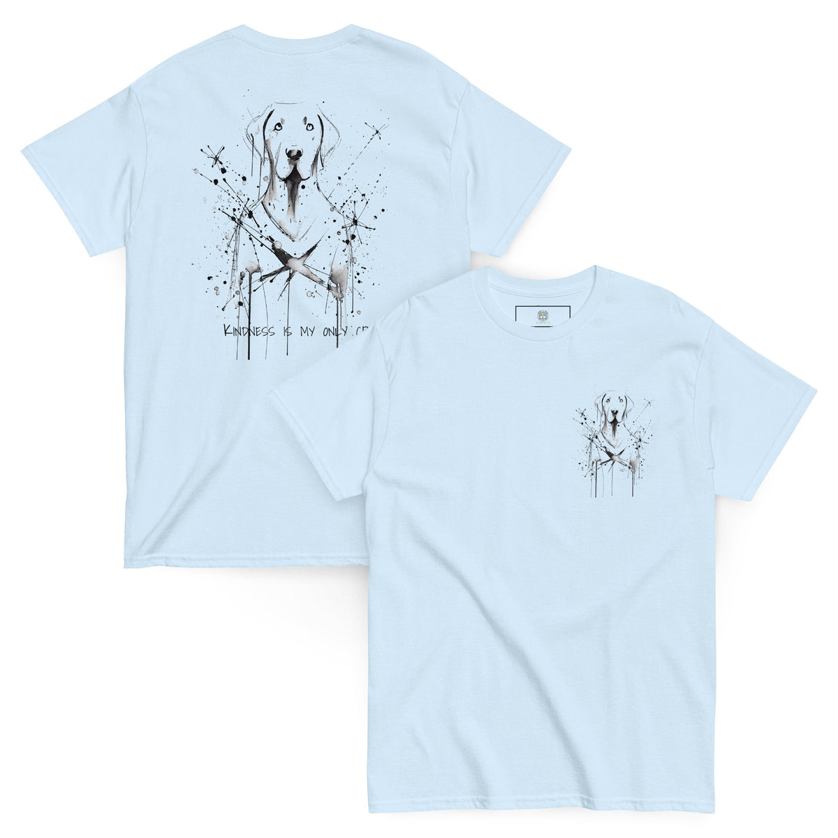 Charming Dog Lover's Tee with Unique Artwork and Comfortable Fit