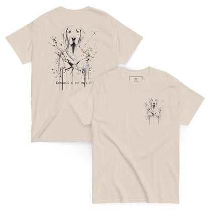 Charming Dog Lover's Tee with Unique Artwork and Comfortable Fit