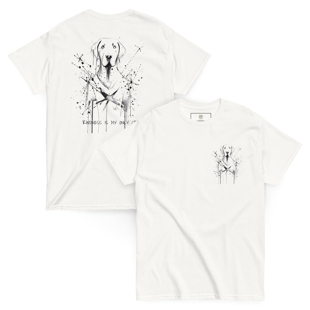 Charming Dog Lover's Tee with Unique Artwork and Comfortable Fit