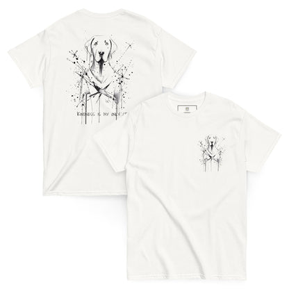 Charming Dog Lover's Tee with Unique Artwork and Comfortable Fit