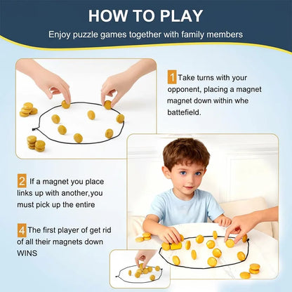 Engaging Magnetic Duel Board Game for Two Players