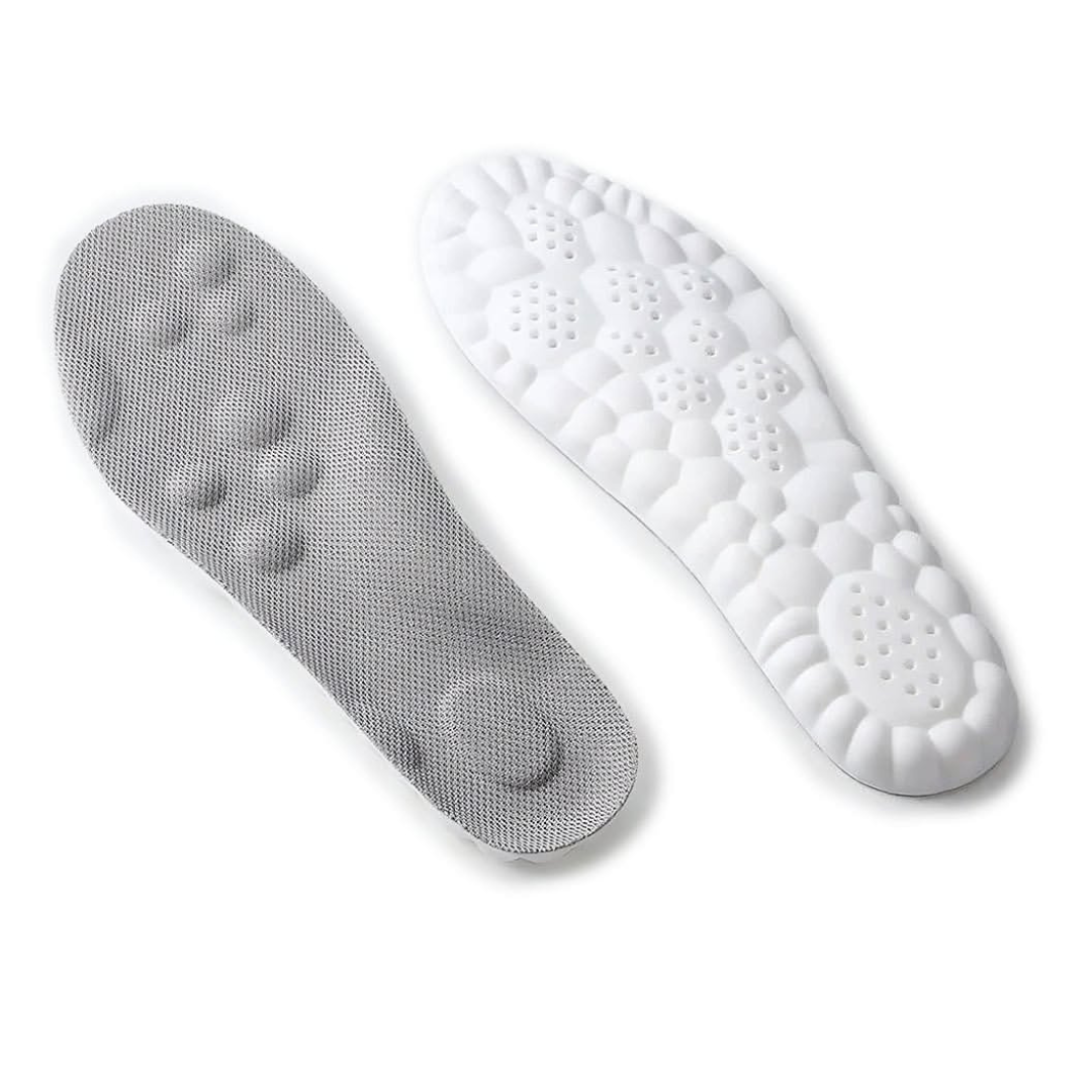 ComfortFit Massage Insoles with Arch Support and Customizable Length