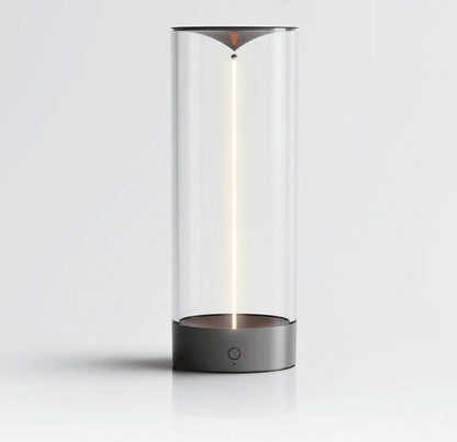 LED Table Lamp with Dimmer – Wireless Glass Design