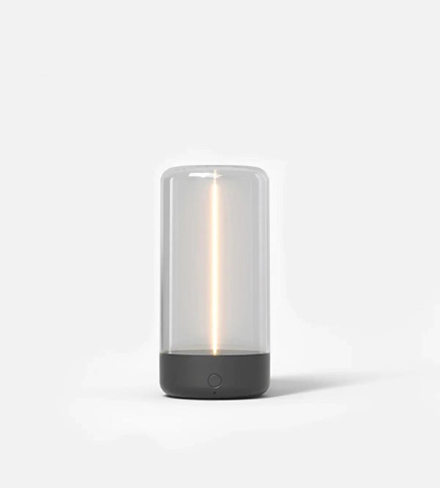 LED Table Lamp with Dimmer – Wireless Glass Design