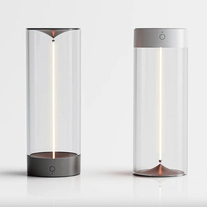 LED Table Lamp with Dimmer – Wireless Glass Design