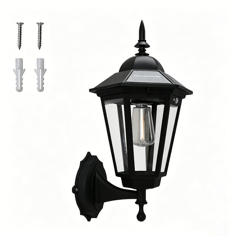 Outdoor Wall Lantern with Solar Motion Detection