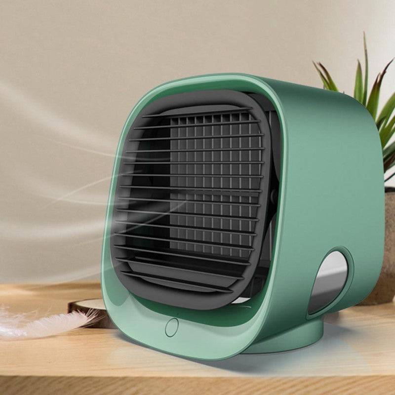 Compact Air Cooler and Humidifier for Cozy Spaces